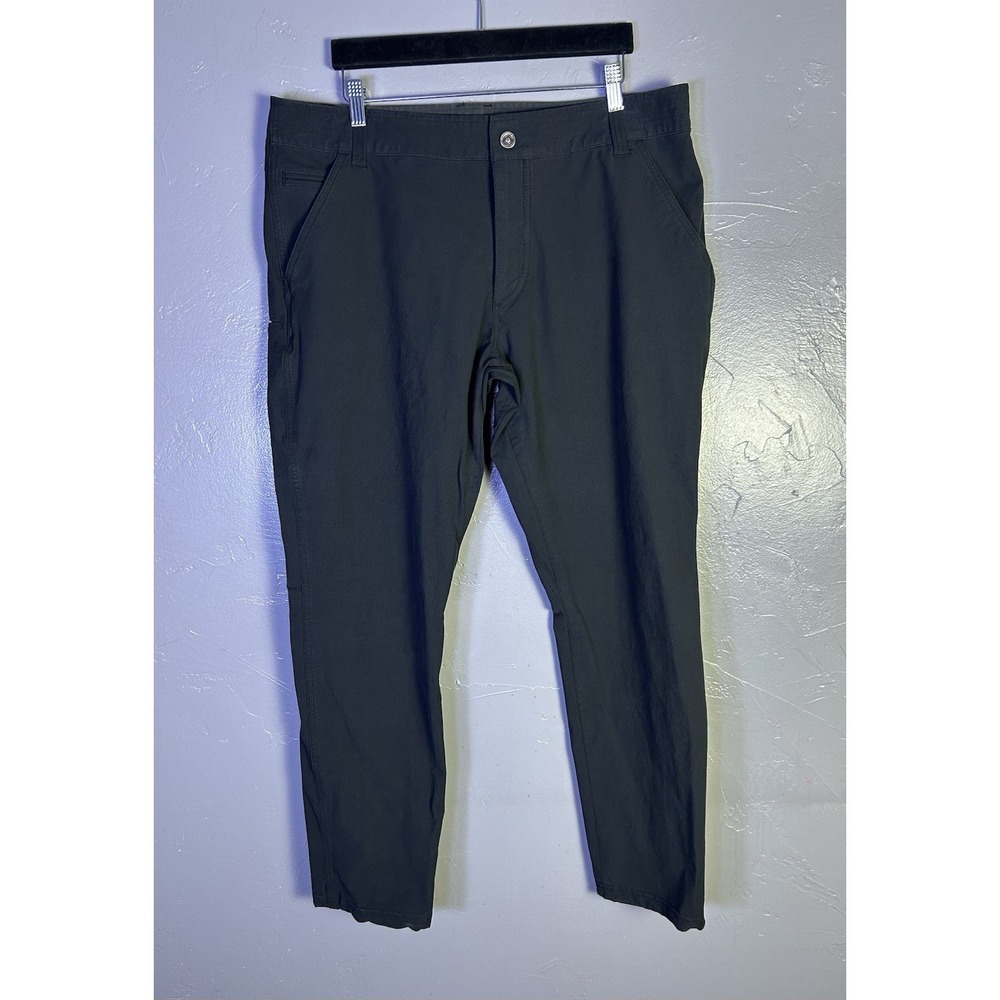Men's dark grey KÜHL Resistor Chino pants 4 Way Short Stretch 38x32 Gorp Core
